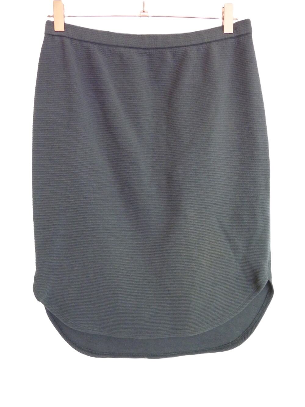 Banana Republic Gray Ribbed Skirt M